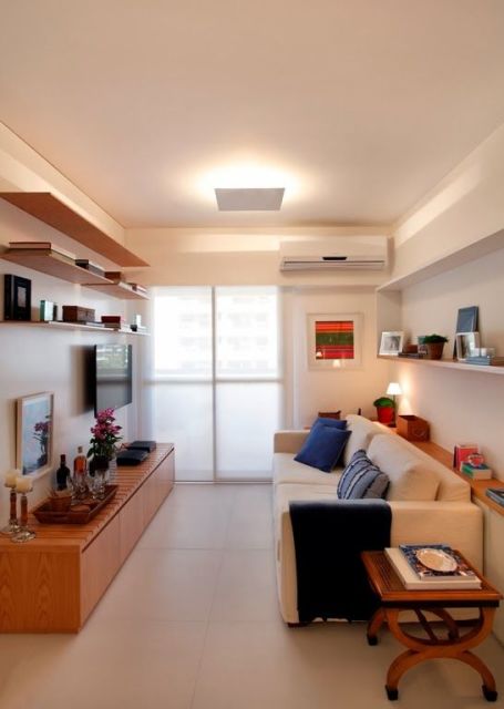 Porcelanato para sala: modelos e inspirações! Sala de casa sofisticada com o piso porcelanatoiso