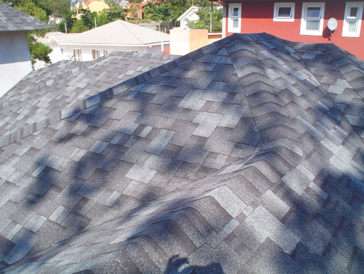 Fotos de telha shingle cinza instalada