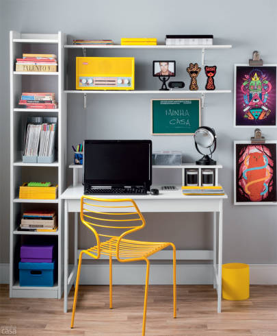 Ideias de decoração moderna e simples para home office