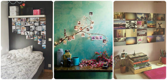 ideias para decorar parede com fotos