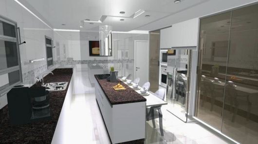cozinha moderna com bancada