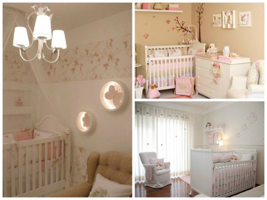 ideias para decorar quarto bebê feminino