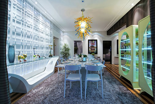 sala de jantar moderna