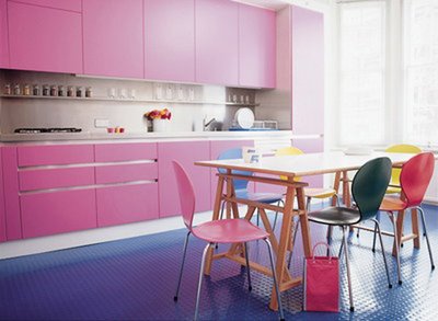 Cozinha colorida