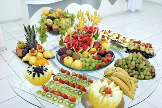 frutas decoradas