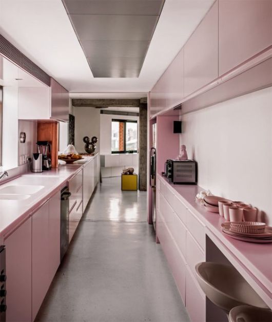 cozinha rosa