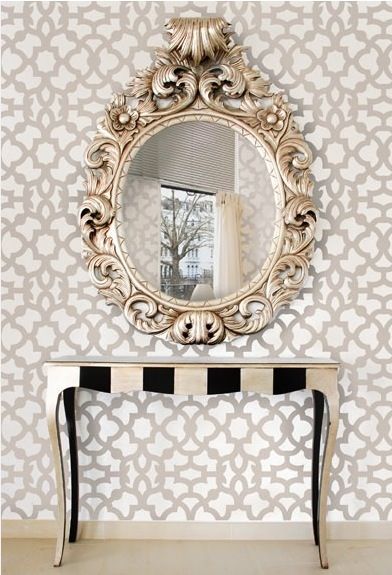 espelho veneziano no hall de entrada sugestão
