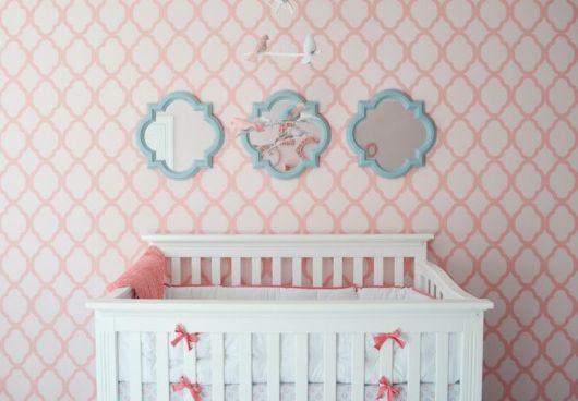 Papel de parede para quarto de bebê outros menina