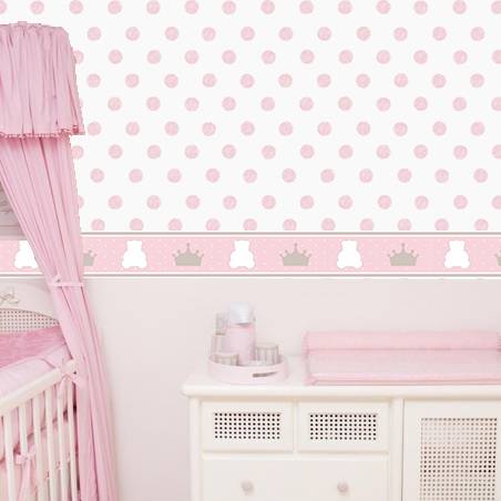 Papel de parede para quarto de bebê princesa