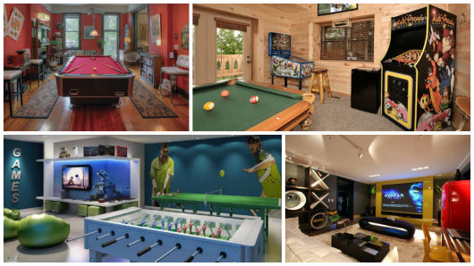 Sala de jogos decorada: 50 opções incríveis para sua casa