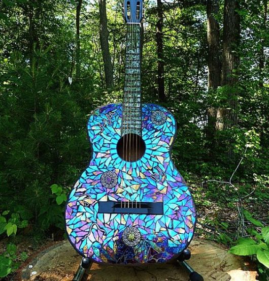 violão decorado