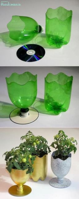 como fazer vasos decorativos