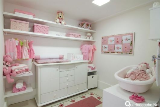 closet com banheiro bebê