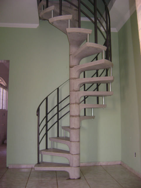 escada de concreto