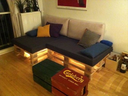 sofá com chaise