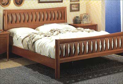camas de madeira - entalhada