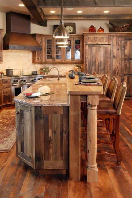 cozinhas-de-luxo-de-madeira-rustica