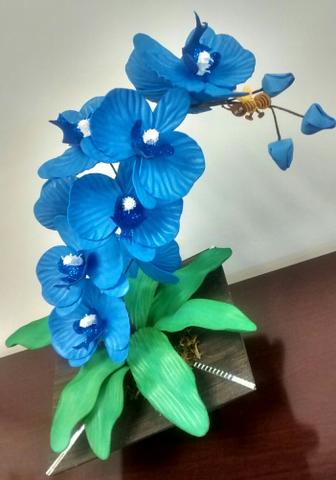 orquídea EVA azul