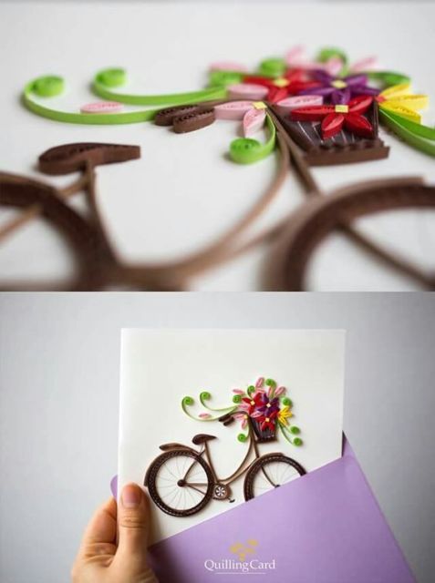 cartão bicicleta