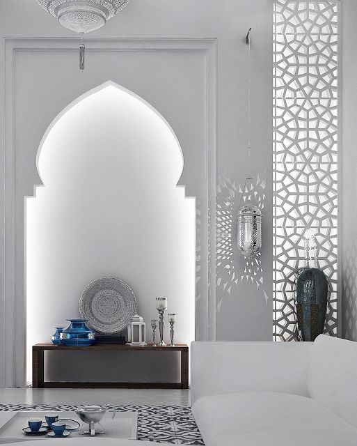decoração árabe clean