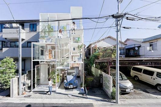casa de vidro Japão