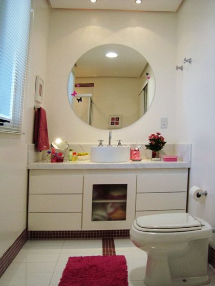 banheiro feminino decorado