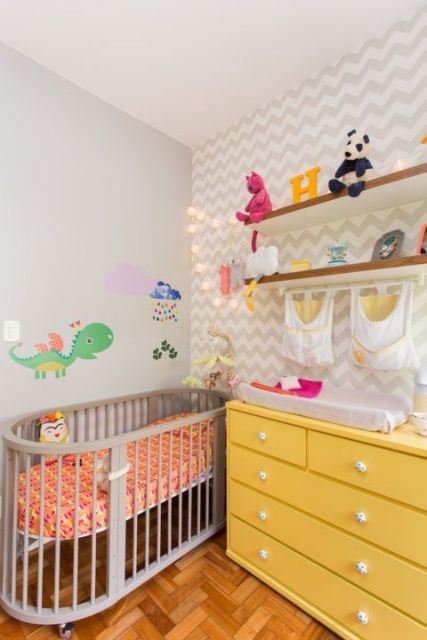 decoração moderna quarto bebê