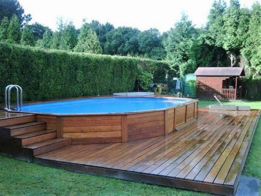 deck de piscina