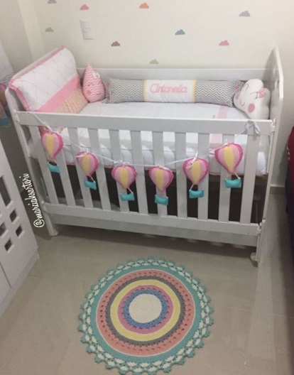 quarto moderno bebê menina