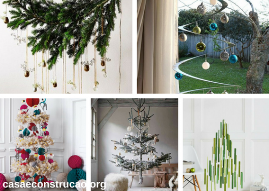 Árvore de Natal Suspensa – 33 Ideias Criativas & Como Montar em Casa!