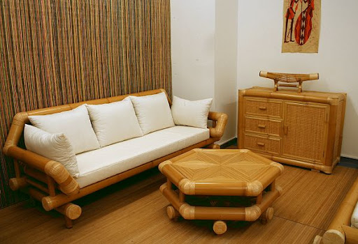 móveis de bambu decoração