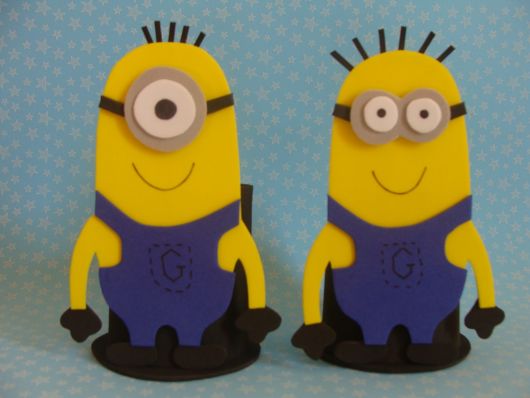 minions em eva para decoração