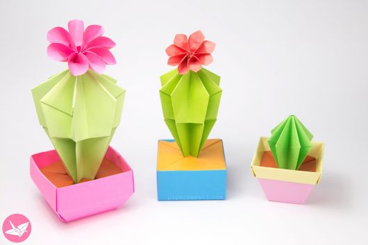 decoração com origami