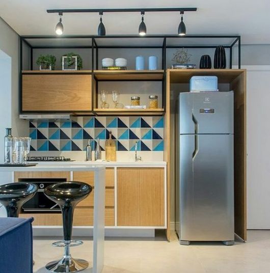 cozinha moderna com balcão