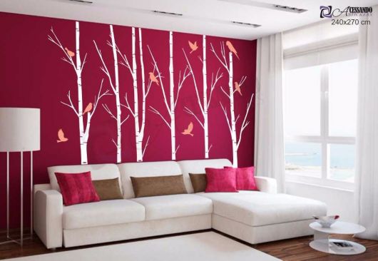 ideias para usar parede rosa na decoração