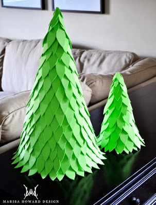 Árvore de Natal de EVA 3D pequena