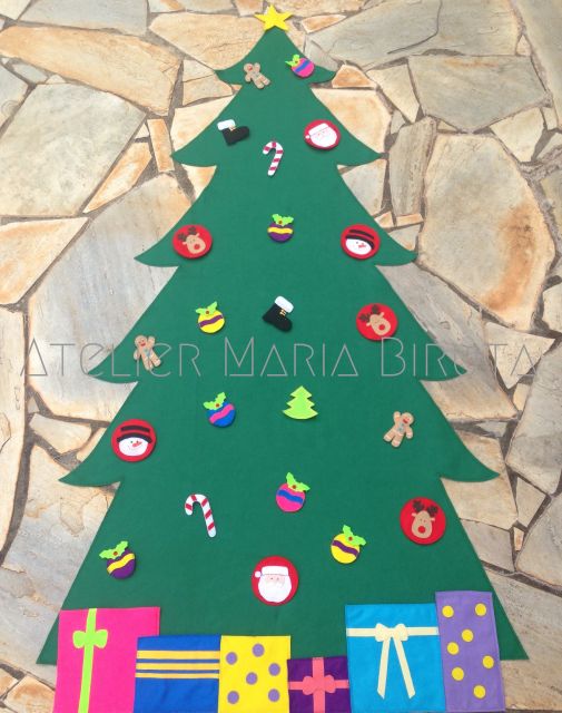 Árvore de Natal de EVA para parede