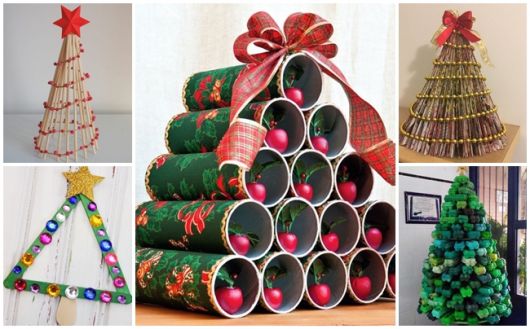 Árvore de Natal Reciclável – 72 Modelos & Tutoriais Gastando Pouco!