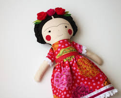 Boneca de Pano Frida Kahlo