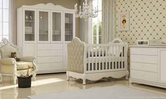 quarto do bebê mais estiloso com móveis provençais