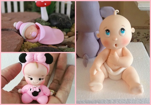 Bebê de biscuit inspirações