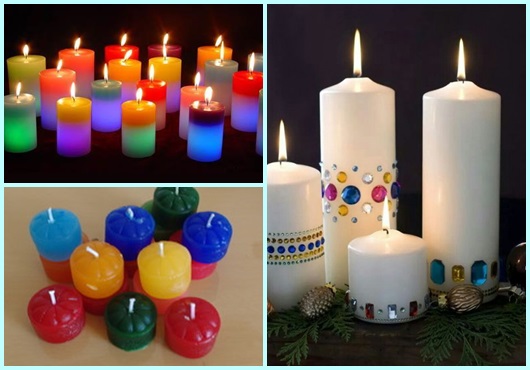Modelos de velas decorativas