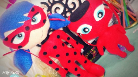 Boneca de feltro Ladybug