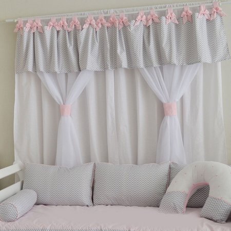 Outra ideia de cortina para quarto de menina
