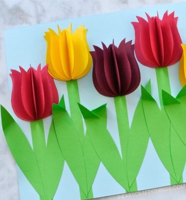 Dobradura de flor: Tulipa