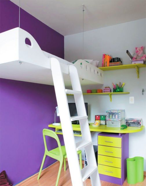 Quer mais cor no quarto de seu filho? Então veja uma ideia de decoração