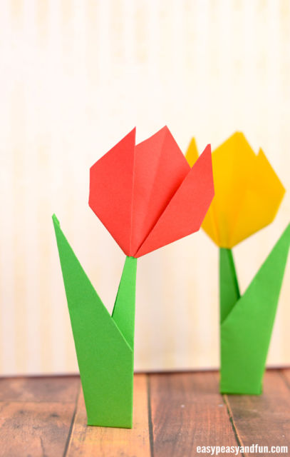 Origami fácil: Flor