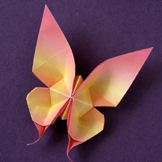 Origami fácil: Borboleta