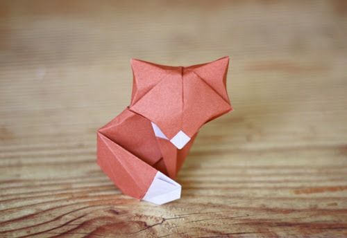 Origami fácil: Raposa