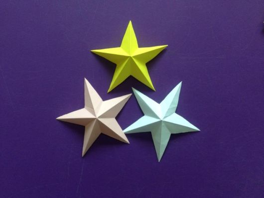 Origami fácil: Estrela